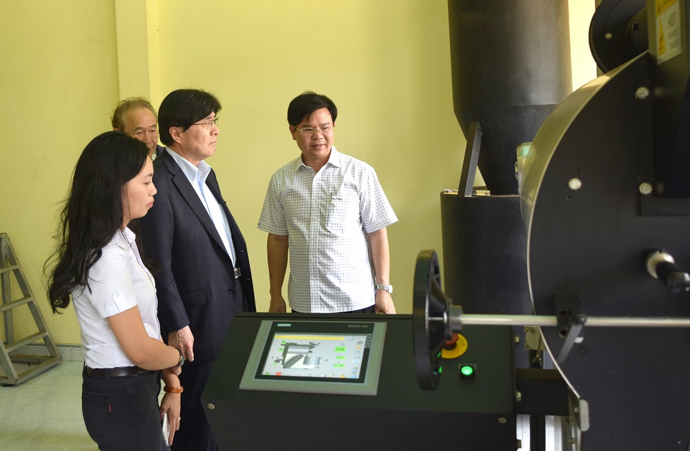 Đoàn Công tác của Nhật Bản đến thăm, tìm hiểu về công nghệ chế biến cà phê xuất khẩu của Công ty Cổ phần Đầu tư và phát triển An Thái.