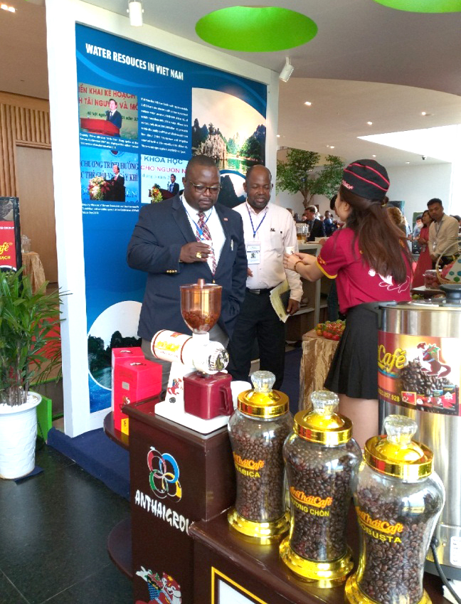 Cà phê An Thái tại cuộc họp cấp bộ trưởng nhân sự kiện GEF 2018